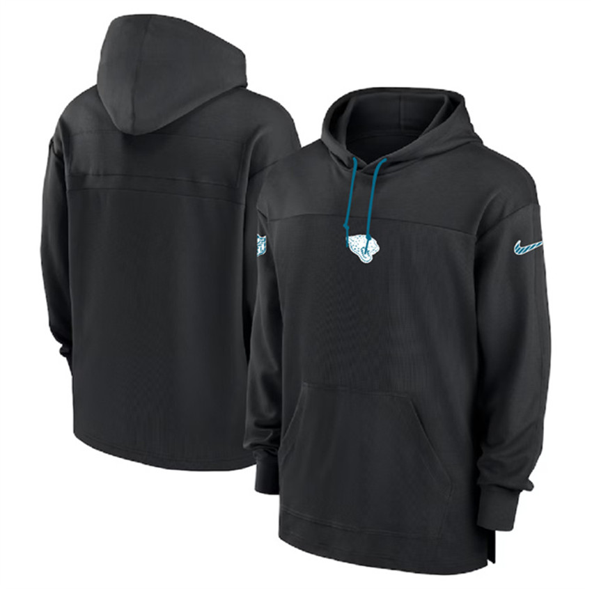 Men's Black Jacksonville Jaguars Performance Pullover Hoodie